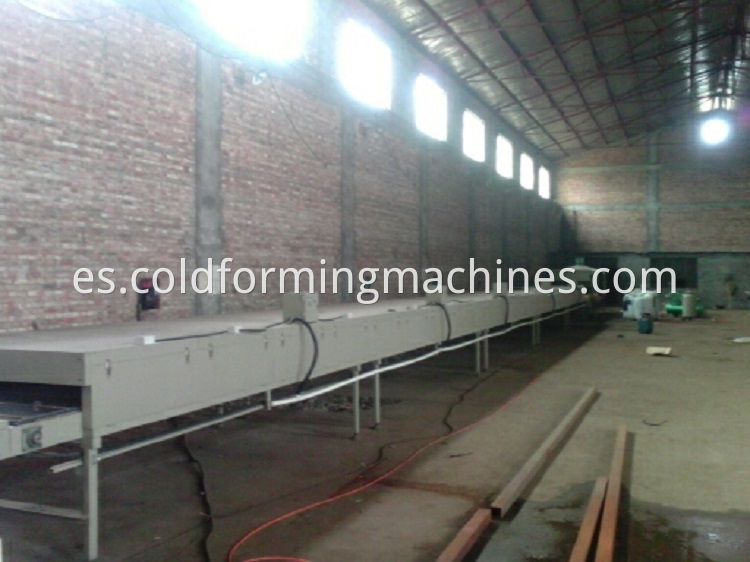 Stone coated roll forming machine